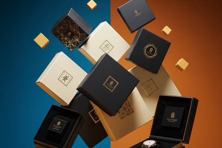 Empaque premium con acabado foil